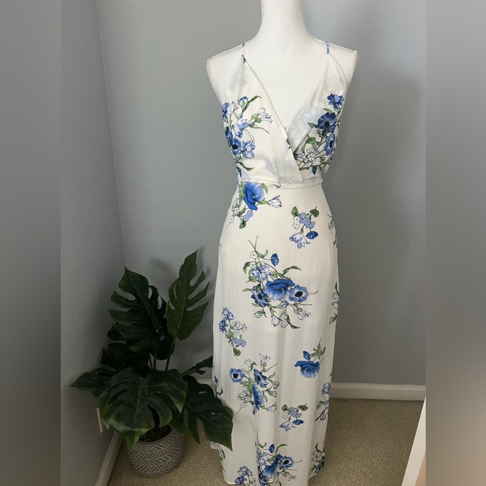 Lush Floral Maxi Dress NWT